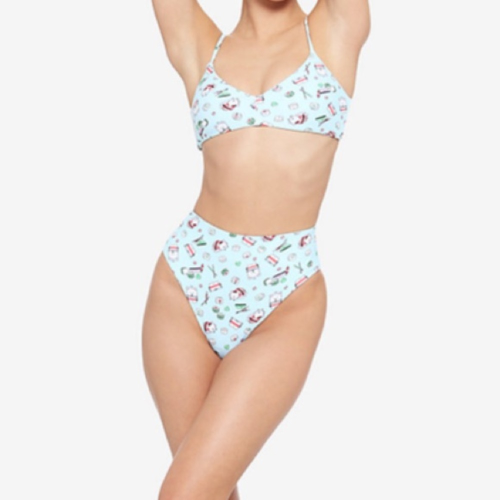 Sushi Cats‎ High-Waisted Swim Bottoms Hot Topic